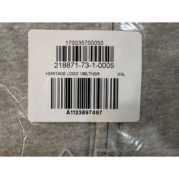 GAP Mens Gray Logo Full Zip Hoodie Jacket Size 2XL - Picture 5 of 5